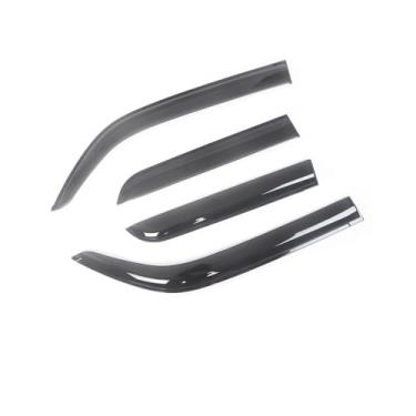 Imagem de GRJQRKHZ Defletor de janela lateral de carro para Hy&undai Entourage 2007-2010 Weathershied viseira de porta vento sol proteção chuva janela lateral defletores de vento