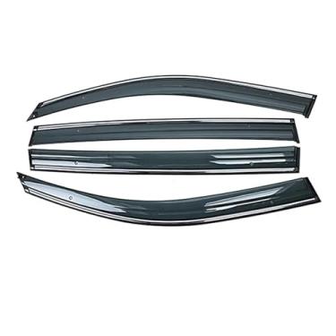 Imagem de GRJQRKHZ Defletor de janela lateral de carro para k&ia Sportage Kx5 2015-2019 Weathershied viseira de porta vento sol proteção chuva janela lateral defletores de vento
