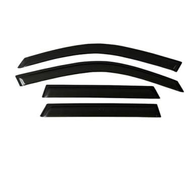 Imagem de GRJQRKHZ Defletor de janela lateral de carro para R&Ange para R&Over Vogue P38A 1994-2000 Weathershied viseira de porta vento sol proteção chuva janela lateral defletores de vento