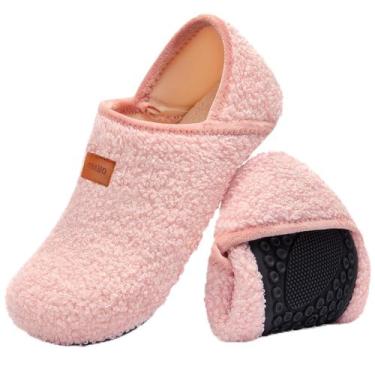 Imagem de Chinelos Tanamo House para mulheres e homens, meias internas com pés d