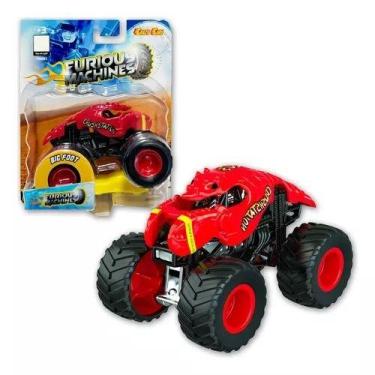 Imagem de Carrinhos Furious Machines Monster Truck Sapico Toys, Vermelho