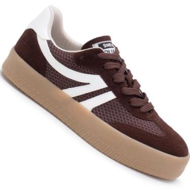 Imagem de Tenis Sua Cia 8361.16061t Feminino, Marrom, 35