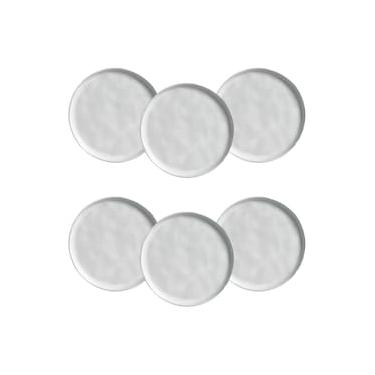 Imagem de Conjunto de Pratos para Pão Porto Brasil Bio New White - 6 Peças