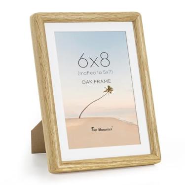 Imagem de Porta-retrato 15 x 20 cm com vidro temperado HD, moldura de madeira de carvalho originária dos EUA fosca para 13 x 18 cm, molduras de madeira de 15 x 20 cm, molduras de madeira para galeria de pôster