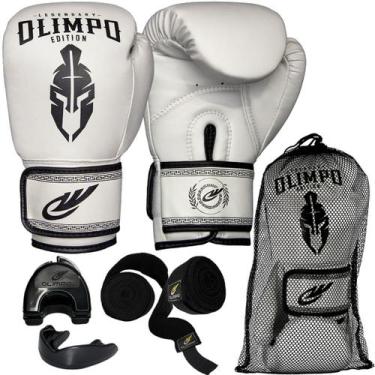 Imagem de Luva De Boxe Muay Thai Bandagem Bucal Case Kickboxing - Olimpo Esporte