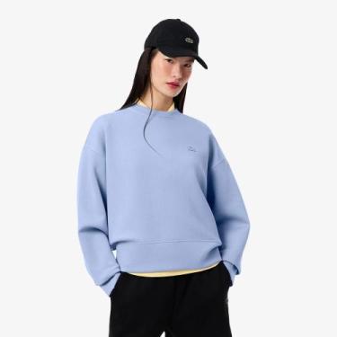 Imagem de Calça Esportiva Oversized de Algodão - LACOSTE, 36, Roxo