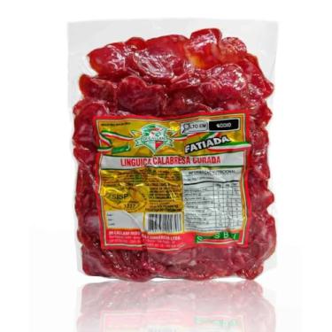 Imagem de Linguiça Calabresa Fatiada Curada Sem Pimenta Dicallani 250g