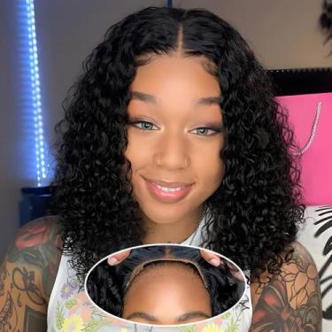 Imagem de Peruca HAYAHAIR Glueless Bob 30cm Cabelo humano 180% de densidade