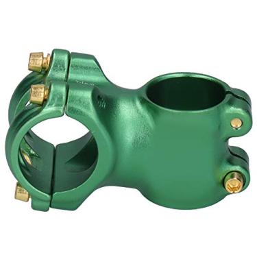 Imagem de Haste do guiador para bicicleta durável de liga de alumínio de 31,8 mm, haste para bicicleta de estrada, 7 graus para bicicleta de estrada(verde)