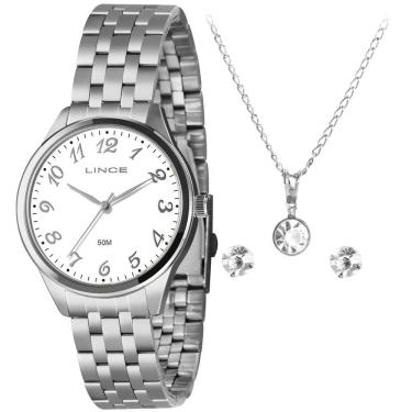 Imagem de Relógio Lince Feminino Lrm4751L40 K03Db2Sx Prateado Semijóia