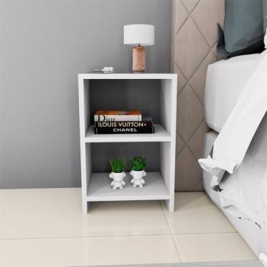 Imagem de Mesa de Cabeceira 60cm MDF Quarto Sala Escritório Mesinha Canto Decora