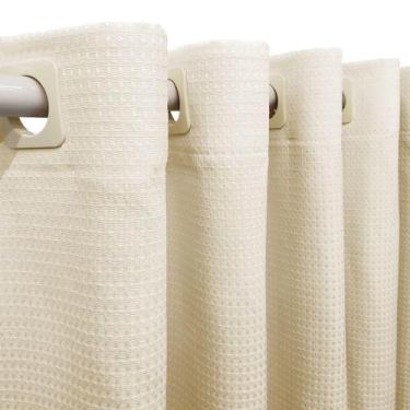 Imagem de Cortina Varão Piquet Liso Ou Floral 2,80X2,50 Porta Balcão - Lm Detona