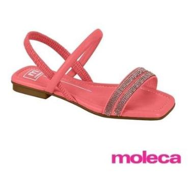 Imagem de Sandália Rasteira Rasteirinha Strass Lancamento Moleca-Feminino