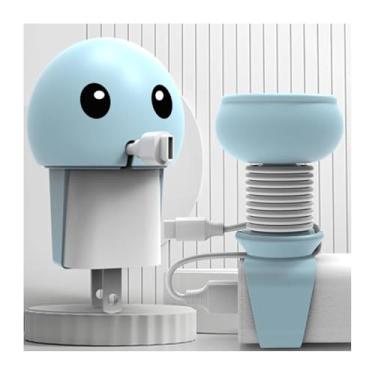 Imagem de Capa protetora de silicone para cubo de dados, organizador de mesa e fivela de armazenamento de viagem, capa criativa de desenho animado ajustável de 360° para cabos de carregamento