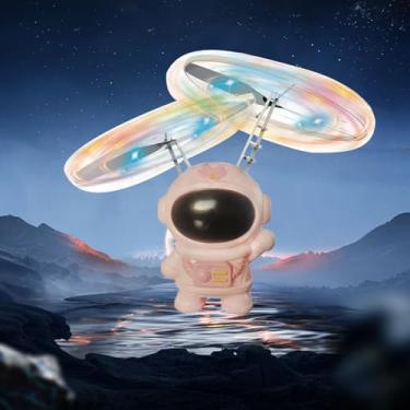 Imagem de Generic Brinquedo Inovador de Drone Espacial Voador por Indução Infravermelha Com Iluminação LED para Crianças Material Plástico (Rosa)