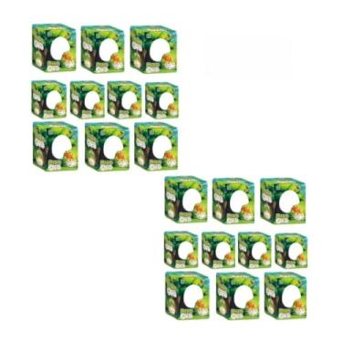 Imagem de Genérico, Kit 20 Unidades Brinquedos Dinossauro Dino Ovo Surpresa Cresce Na Agua Sortido 8 Cm