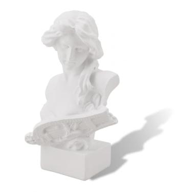 Imagem de MovFlax Estátua da deusa Afrodite, estátua de Afrodite da deusa grega de 15 cm, ornamento de estatueta de arte clássica branca de resina de altura para decoração de casa ou escritório, 15 x 9 x 4 cm