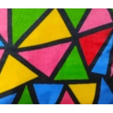 Imagem de Travesseiro de Corpo 140x45cm com Fronha e Zíper – Travesseiro Longo Super Macio (VITRAL COLORIDO_XUXÃO)