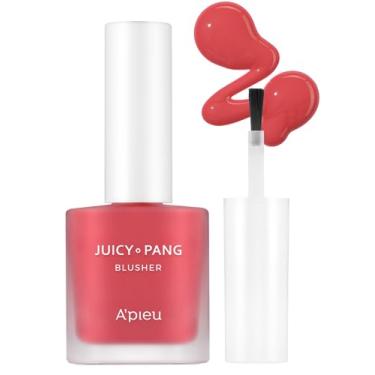 Imagem de A'PIEU Juicy-Pang Water Blush [RD01] – Blush líquido frutado para bochechas, cor montável e misturável, acabamento orvalhado hidratante com mistura de extrato de frutas e água de flor de rosa, 9,2 ml