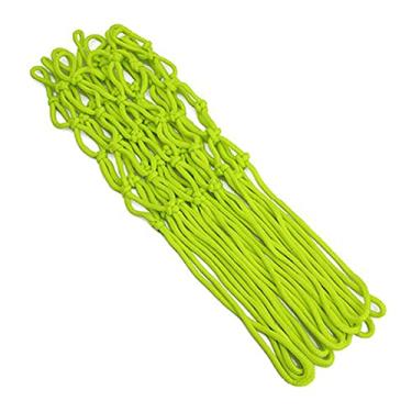 Imagem de Rede de Basquete Luz Noturna Nylon Aro Cesto Brilhante 12 Loops Powered Tamanho Padrão