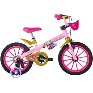 Imagem de Bicicleta ARO 16 Princesas Nathor - 101250160009 Rosa