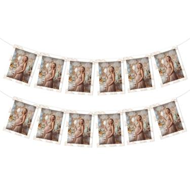 Imagem de On Cloud Nine Photo Banner Cloud Decorações de chá de bebê Céu Branco Nuvens Banner We Are on Cloud Nine Decor for On Cloud 9 Baby Shower Birthday Party Decor Supplies