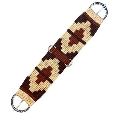 Imagem de CHEVAL's Premium Horse Western Mohair Wool Cinch 56 cm - Selim respirável com fivelas de aço inoxidável - Equipamento equestre durável e confortável - Ideal para passeios em trilha, corrida de barril