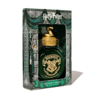 Imagem de Ferris Wheel Press, Warner Bros., licenciado oficialmente, Harry Potter, Houses of Hogwarts, Slytherin House, Slytherin Green com brilho prateado, 38 ml