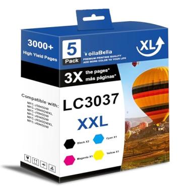 Imagem de Cartucho de tinta LC3037XXL de alto rendimento para Brother LC3037 LC3037XXL cartucho de tinta para uso com impressora MFC-J5945DW MFC-J5845DW MFC-J5845DWXL MFC-J6545DW MFC-J6545DWXL MFC-J6945DW