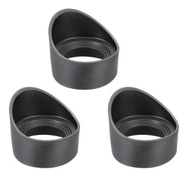 Imagem de PATIKIL Óculos oculares de 42-46 mm, 3 peças de proteção ocular de borracha para telescópio de microscópio estéreo, preto