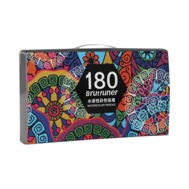 Imagem de Conjunto Profissional de Lápis de Cor de Madeira (48/72/120/150/160/18