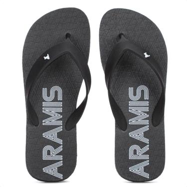 Imagem de Chinelo Aramis London Preto e Branco - Masculino-Masculino