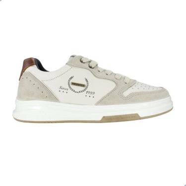 Imagem de Sapatênis Pegada Masculino em Couro Milk