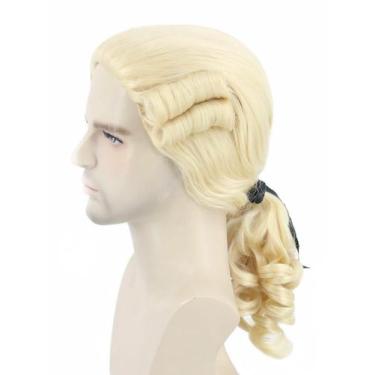 Imagem de Peruca Topcosplay Colonial Blonde 46 cm, traje histórico