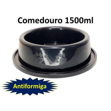 Imagem de Comedouro Bebedouro Antiformiga 1500ml para Cães - Produto Nacional, P