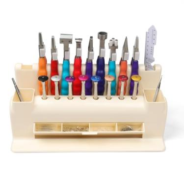 Imagem de Kits de reparo de óculos com 9 alicates, 8 chaves de fenda, pinça de parafuso, gancho de metal, régua PD