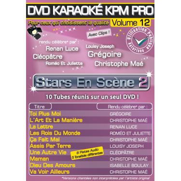 Imagem de DVD Karaoké KPM Pro Vol.12 ""Stars En Scène 2