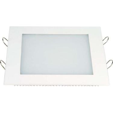 Imagem de Luminária painel led 18w lux quadrado embutir - taschibra, 6500K