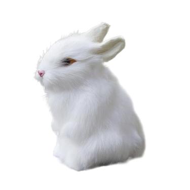 Imagem de Plush de coelho recheado, pelúcia de coelho | Decorações de Páscoa de Coelho,Baby Bunny Bedtime Byled Animal Plelight Stuffers de Páscoa Decoração de brinquedos para meninos meninas