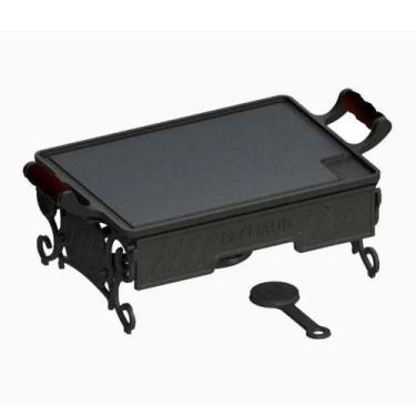 Imagem de Rechaud a Ferro Alça Silicone Preta com Espiriteira - LIBANEZA