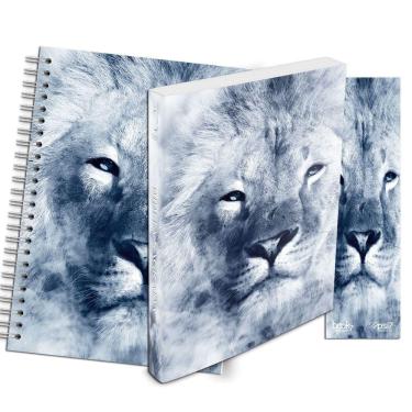 Imagem de Livro - Kit Leão da Tribo de Judá - Planner + Bíblia Brochura NAA + Marca Página