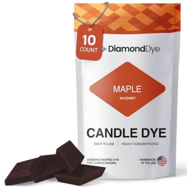 Imagem de Tinta de vela de bordo – Feito nos EUA – Corantes premium – Altamente concentrado – Cores populares para parafina ou cera de soja – Ótimo para profissionais ou amadores – 10 chips de tinta