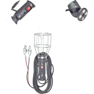 Imagem de Pendente Arame Tomada Bivolt 5M Medio Braco Articulado Com Chave Liga/