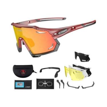 Imagem de Óculos De Sol Polarizados UV400 Para Ciclismo Masculino X-TIGER Sports