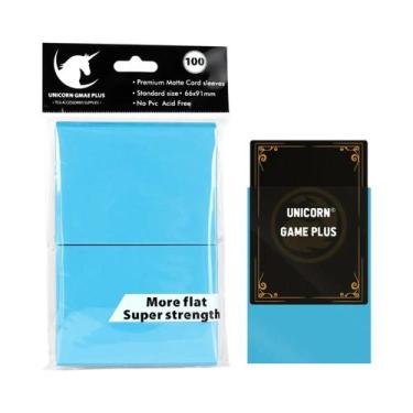 Imagem de Protetores De Cartas TCG Foscos Tamanho Padrão 100 Unidades 66x91mm Pa