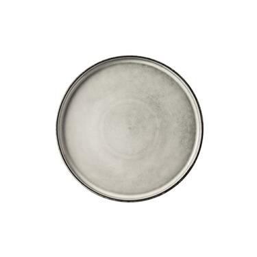 Imagem de Prato de jantar listrado vertical, prato de comida ocidental, prato de bife de cerâmica para uso doméstico, microondas, forno, desinfecção, armário, lava-louças, prato lateral disponível