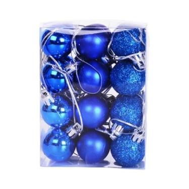 Imagem de 24 Peças De Enfeites Para Árvore De Natal, Bolas Decorativas Para Pend