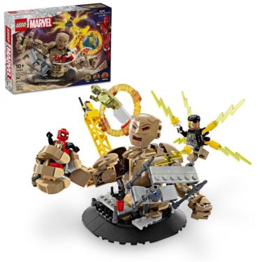 Imagem de Spider Man vs Sandman Batalha Final - Lego 76280