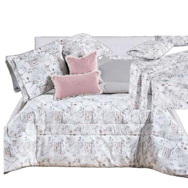 Imagem de Kit Coordenado Edredom, Cobre Leito e Lençol Sensuale Super King Prote