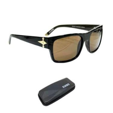Imagem de Óculos de Sol Evoke New Capo I BRWD01 Black Shine Brown Tota-Unissex